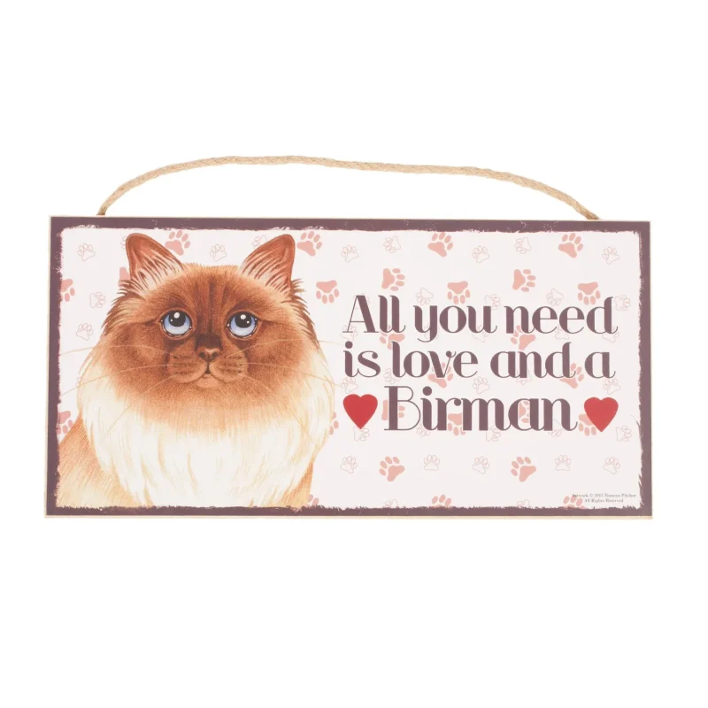 birman pet plaque