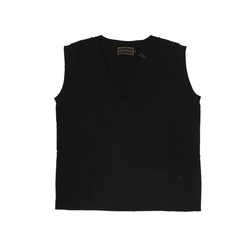 black 30 cashmere v neck tank