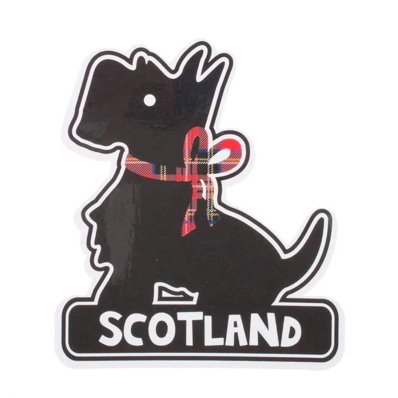 black scottie dog vinyl decal