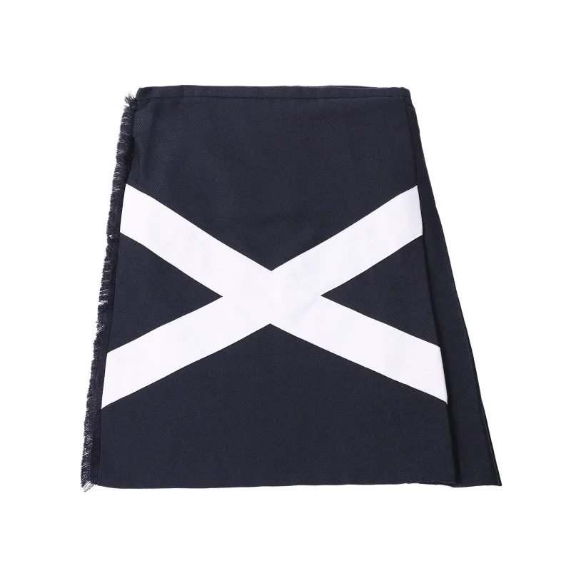 black scottish tartan kids kilt