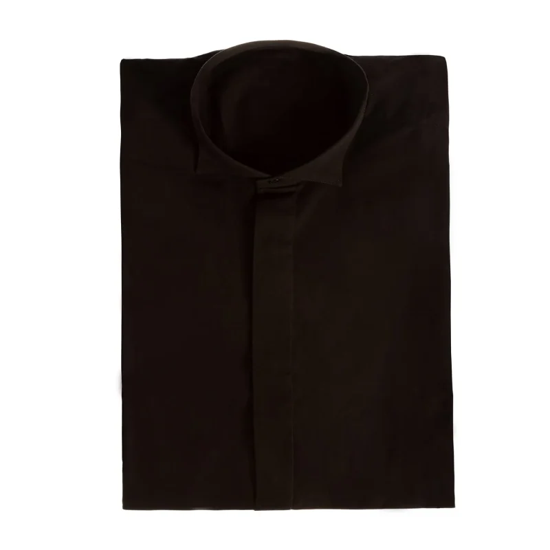 black victorian collar shirt