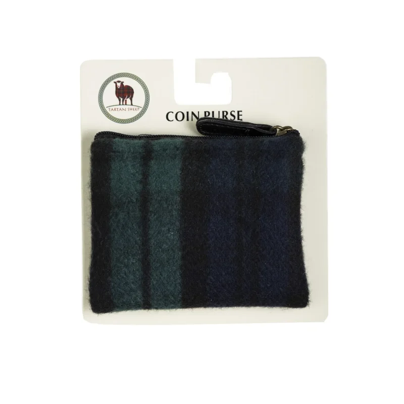 black watch tartan clutch bag