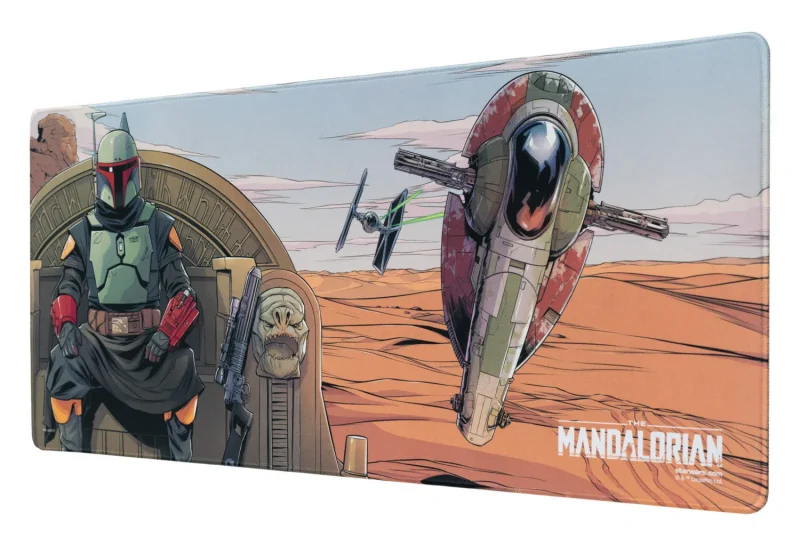 boba fett mandalorian xl mouse pad