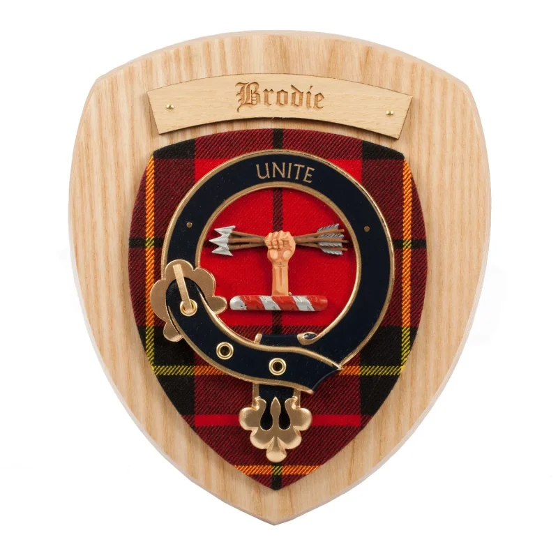 brodie clan wall plaque