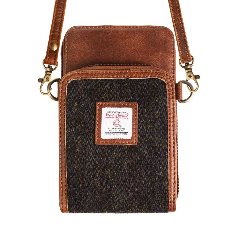 brown barleycorn crossbody bag