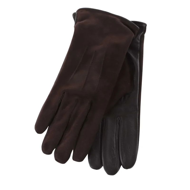 brown suede women s gloves