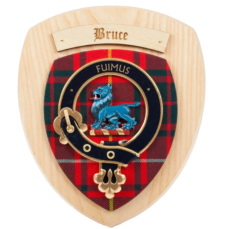 bruce clan wall plaque