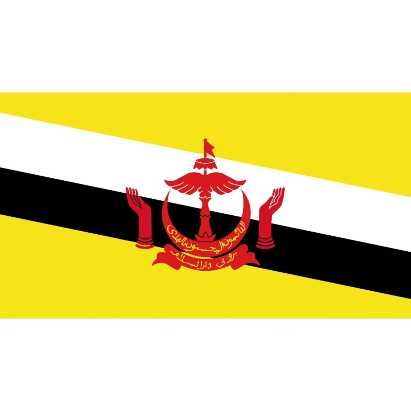 brunei flag 5x3 ft high quality