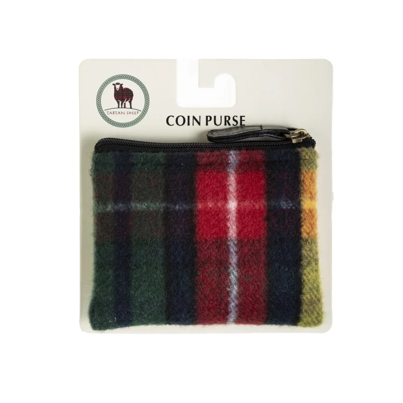 buchanan tartan clutch wallet modern design