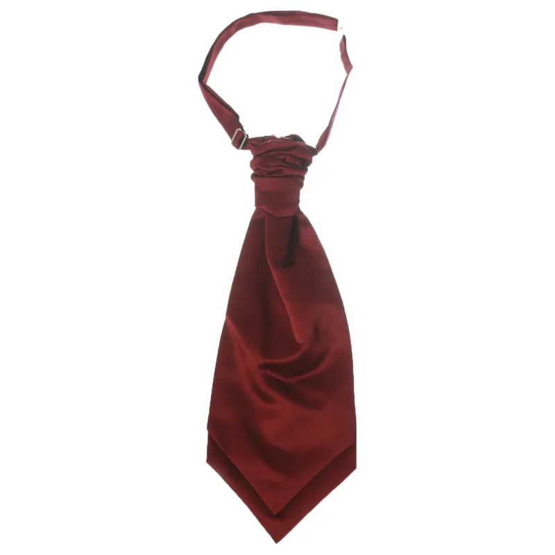 burgundy ruched tie for adults