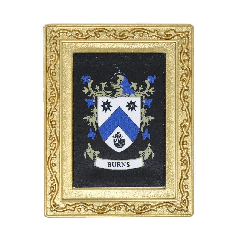 burns coat of arms fridge magnet