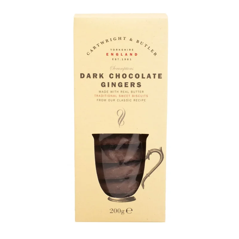 c b gourmet dark chocolate gingers