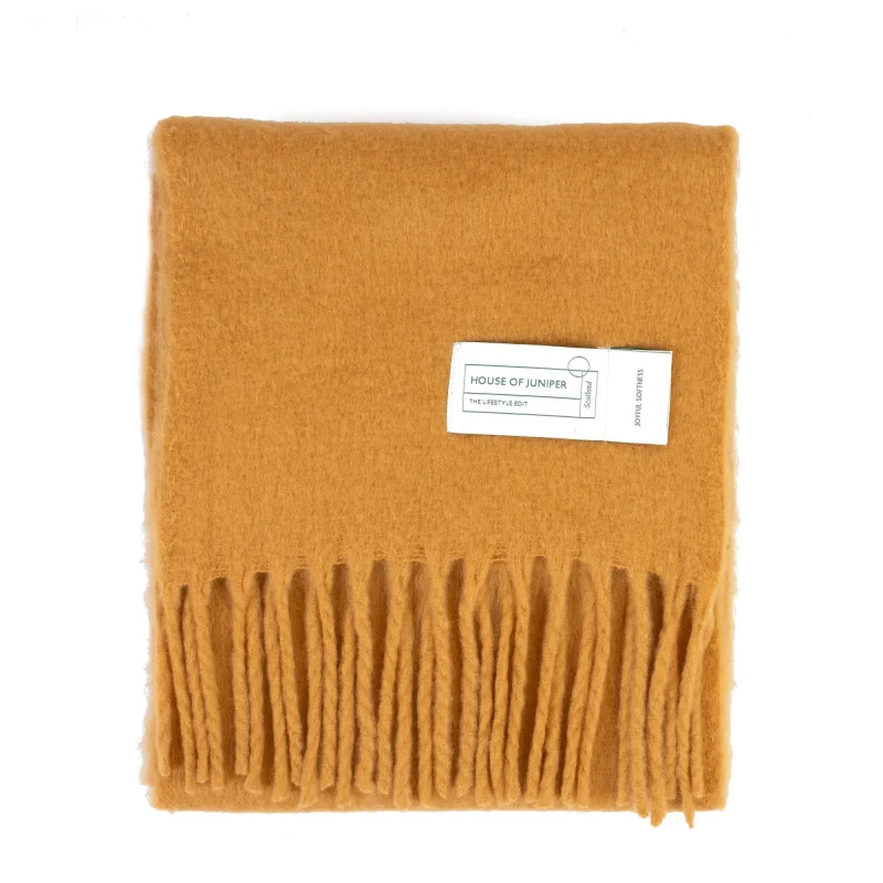 camel blanket scarf soft stylish