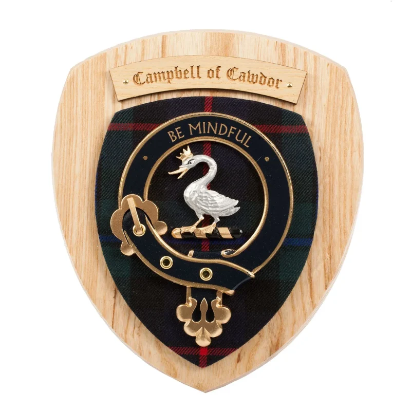 campbell of cawdor clan wall plaque