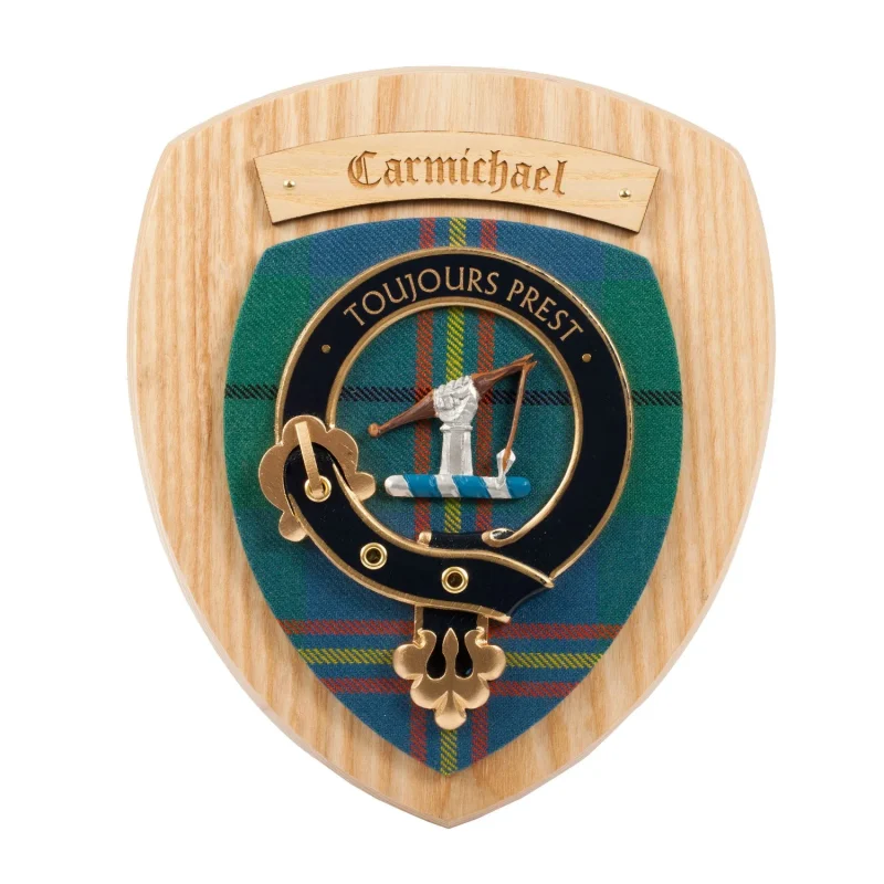 carmichael clan wall plaque