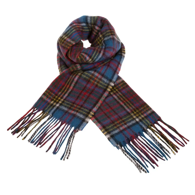 cashmere anderson tartan scarf for men women