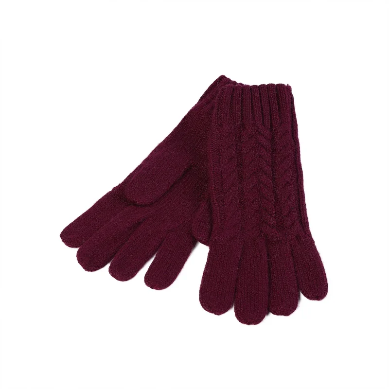 cashmere cable knit women s gloves eminence