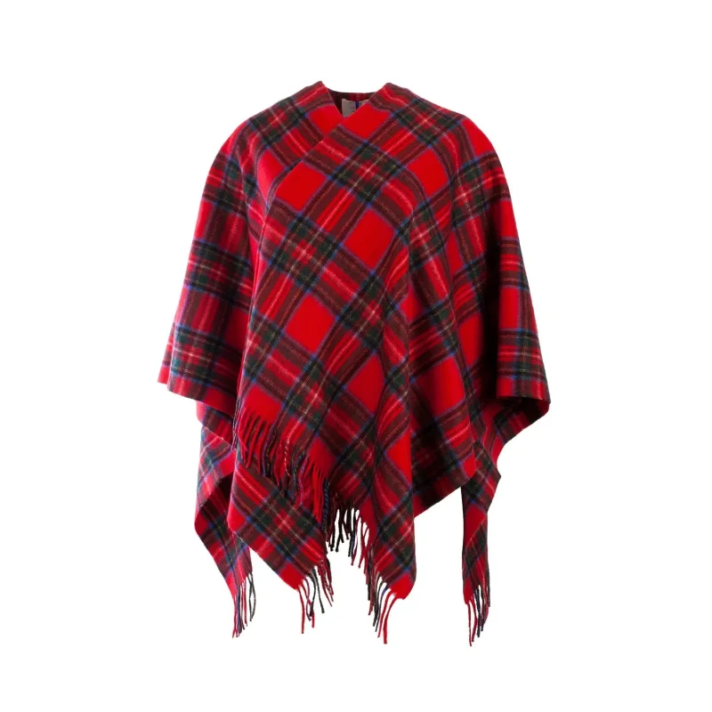 cashmere edinburgh royal stewart kids cape