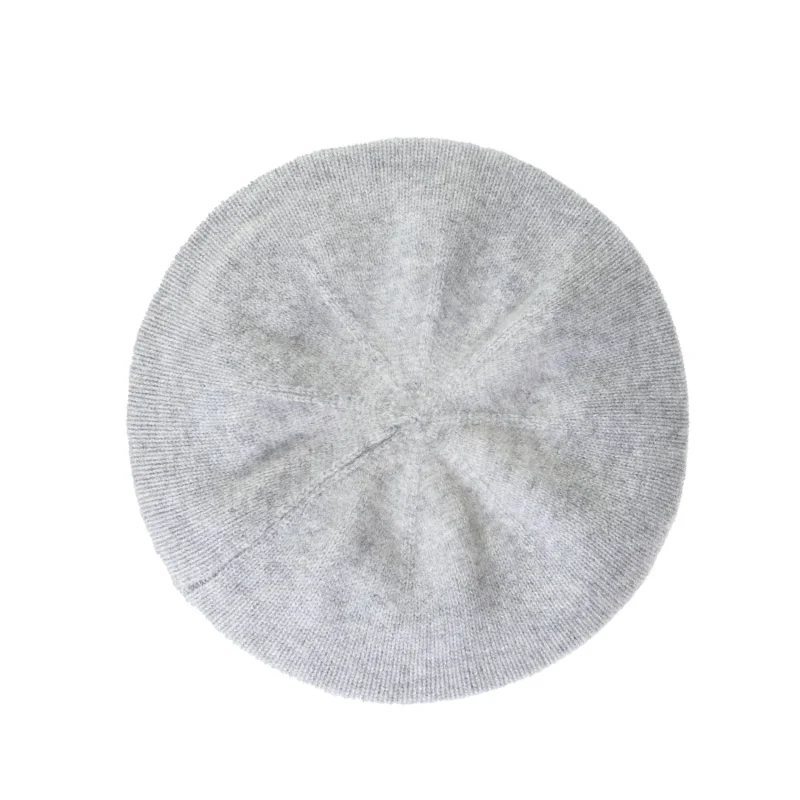 cashmere florence beret silver clay