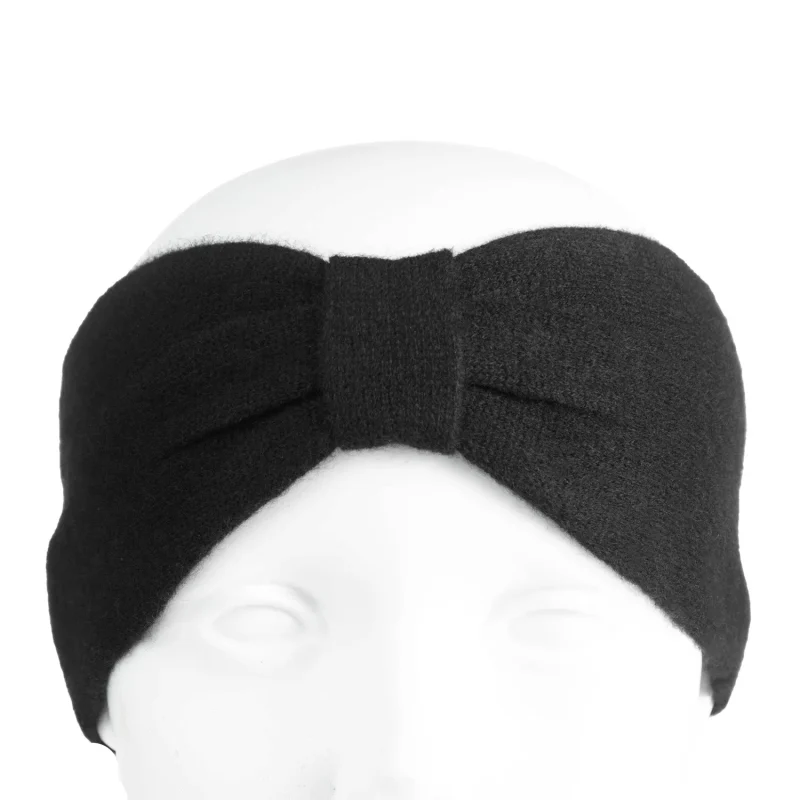 cashmere headband for women 100 cashmere black