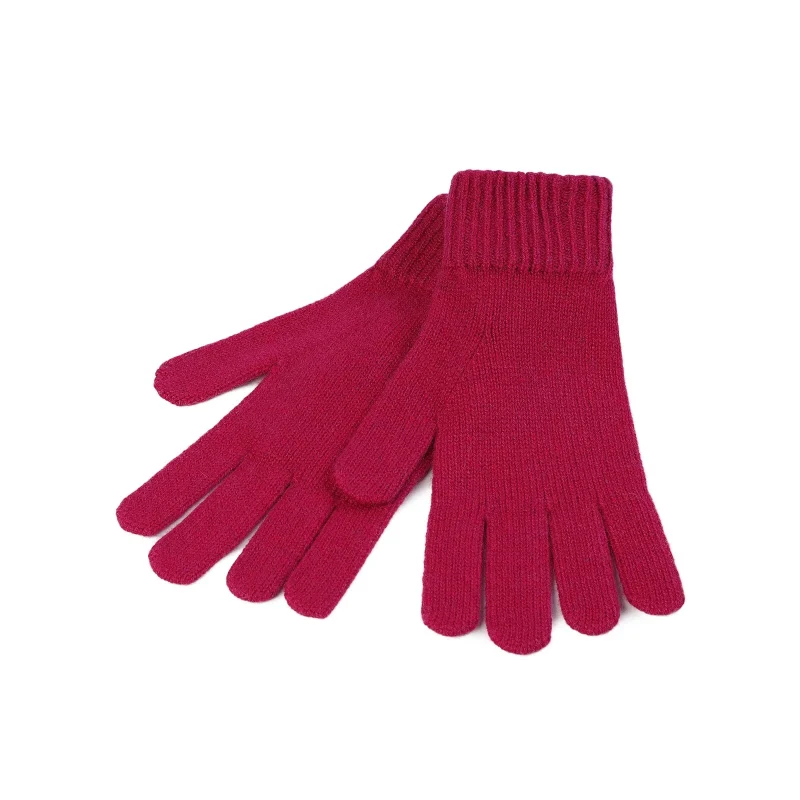 cashmere ladies glove fuchsia