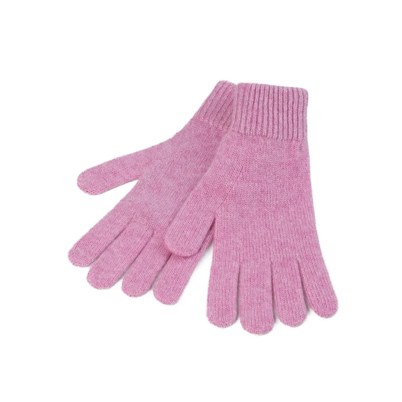 cashmere ladies gloves marl lilac