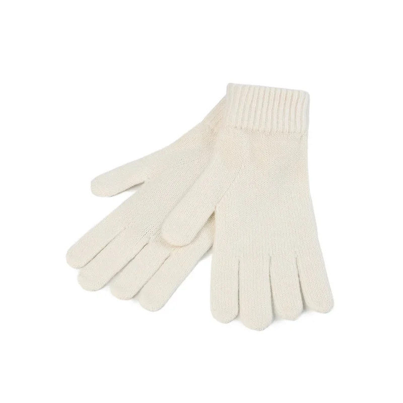 cashmere ladies gloves white 100 pure