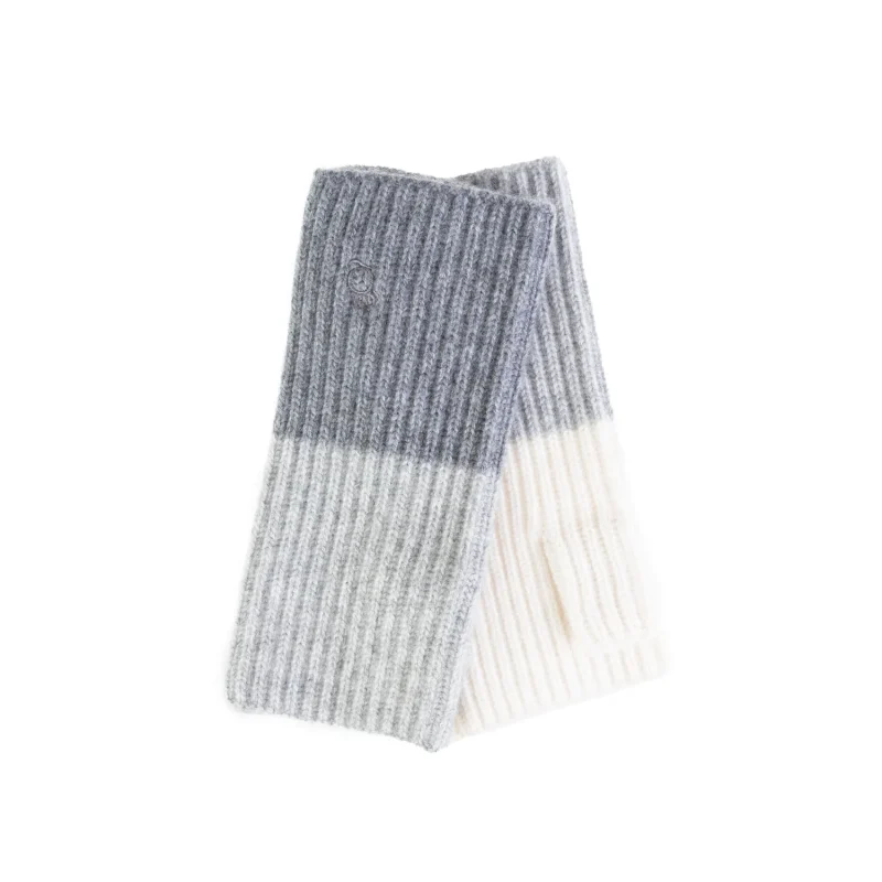 cashmere maisie grey mix gloves