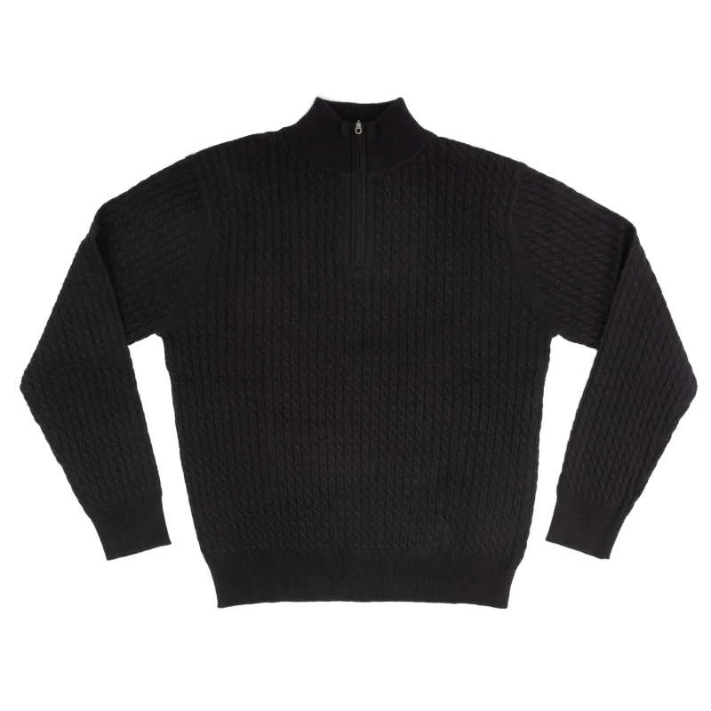 cashmere men s 1 2 zip sweater 100 premium