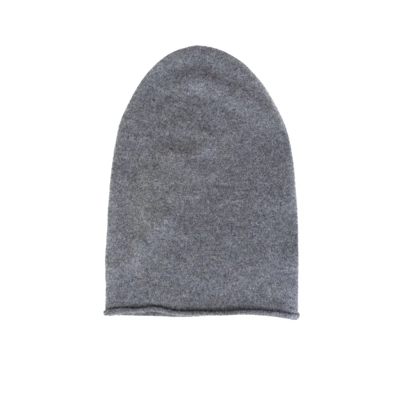 cashmere slouch beanie 30 cashmere shadow grey