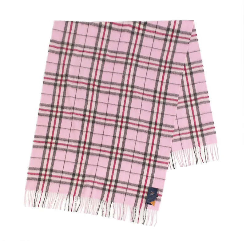 cashmere stole balmoral pink thomson 100