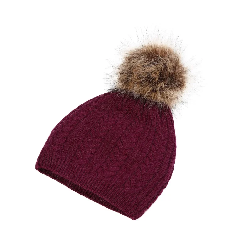 cashmere women s cable rib beanie eminence