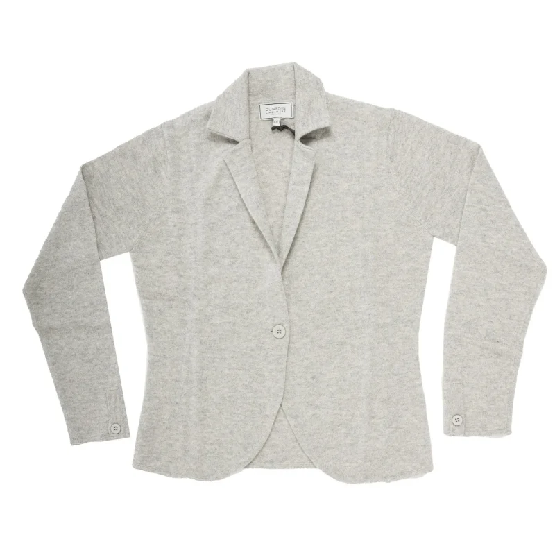 cashmere women s light grey blazer