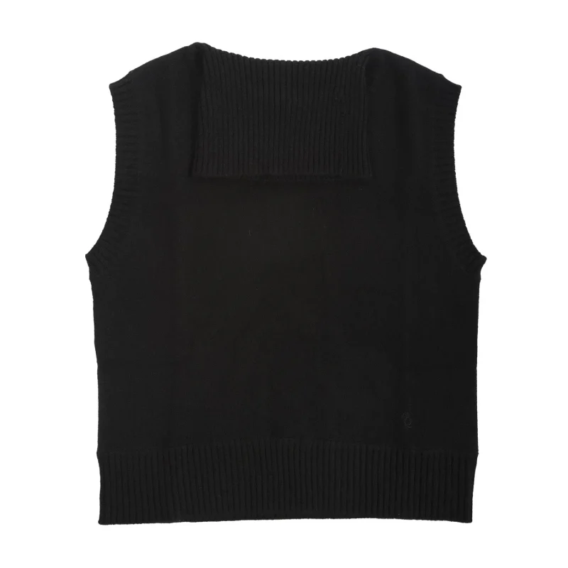 cashmere women s sleeveless sequin roll neck top black