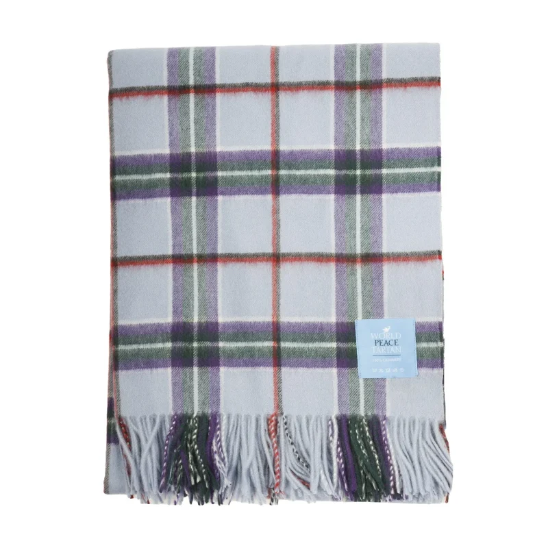 cashmere world peace tartan blanket 100 soft