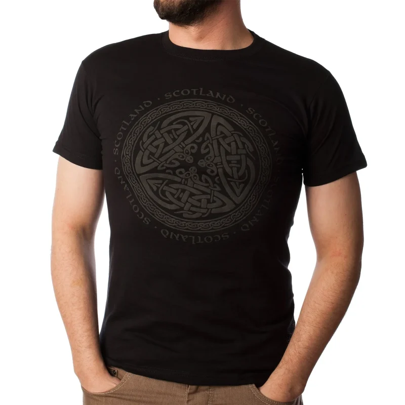 celtic circle t shirt scotland design