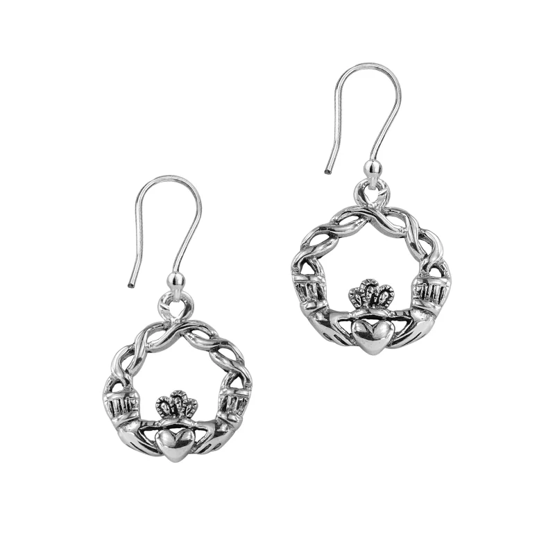 celtic cladagh earrings for women