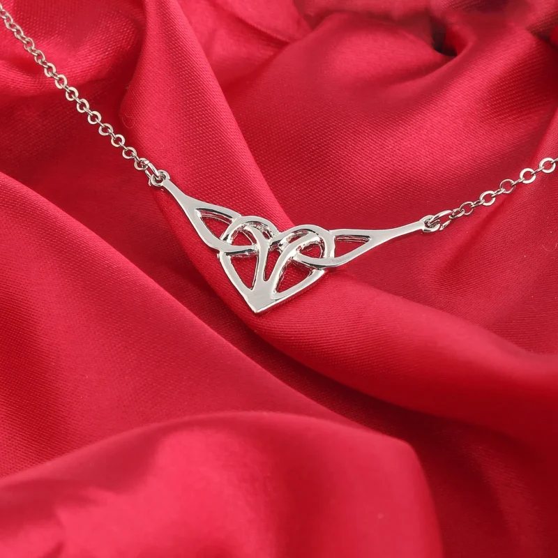 celtic heart pendant necklace