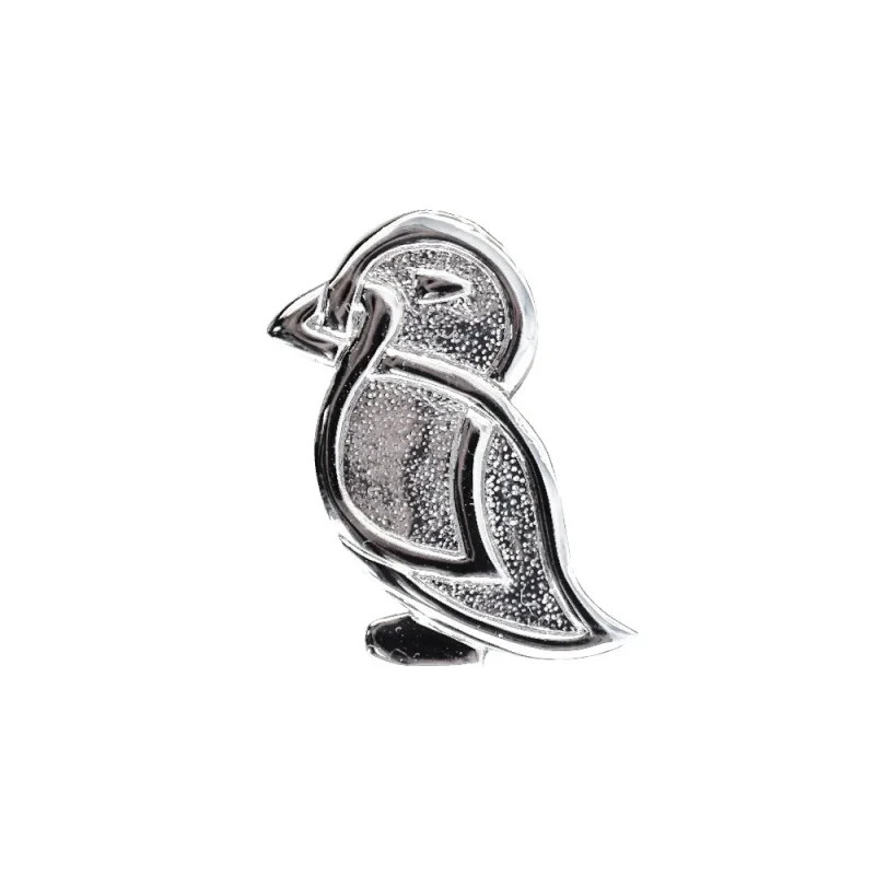 celtic puffin pin handcrafted brooch