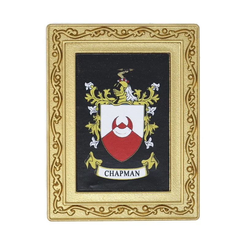 chapman coat of arms fridge magnet