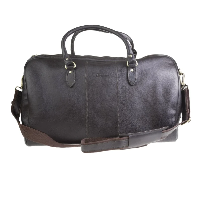 charles large leather weekend bag