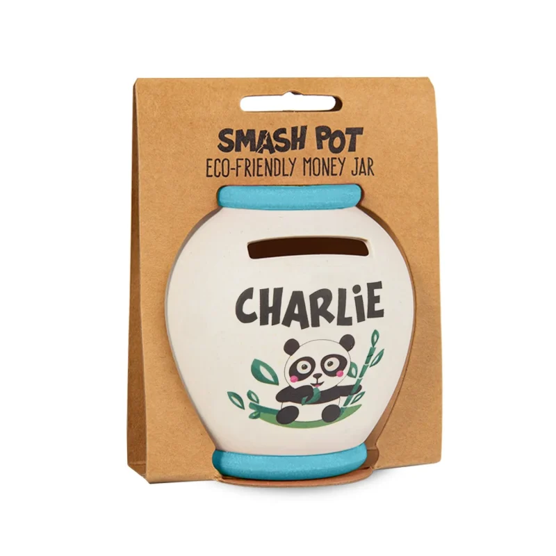 charlie s bamboo smash pot money jar save smash