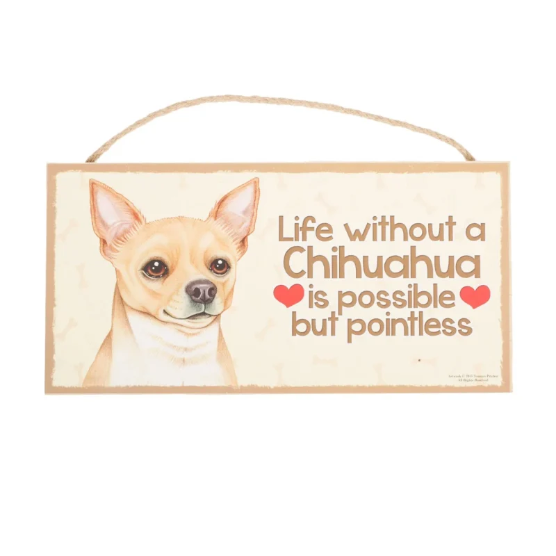 chihuahua pet plaque