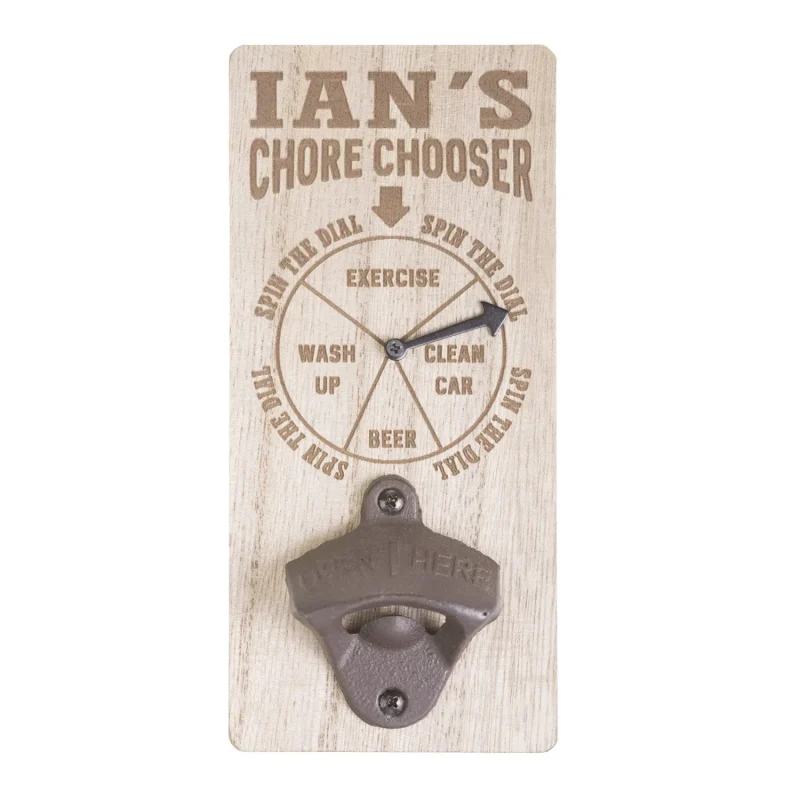 chore chooser bottle opener