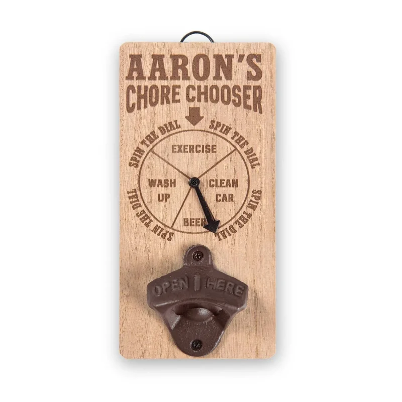 chore chooser bottle opener aaron