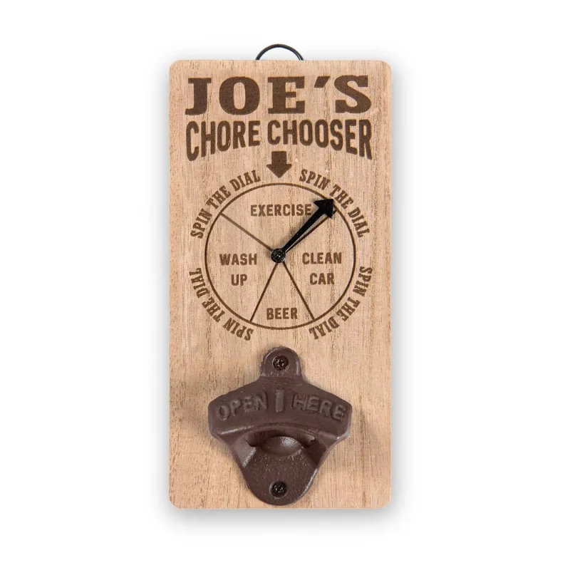 chore chooser bottle opener for fun assignments