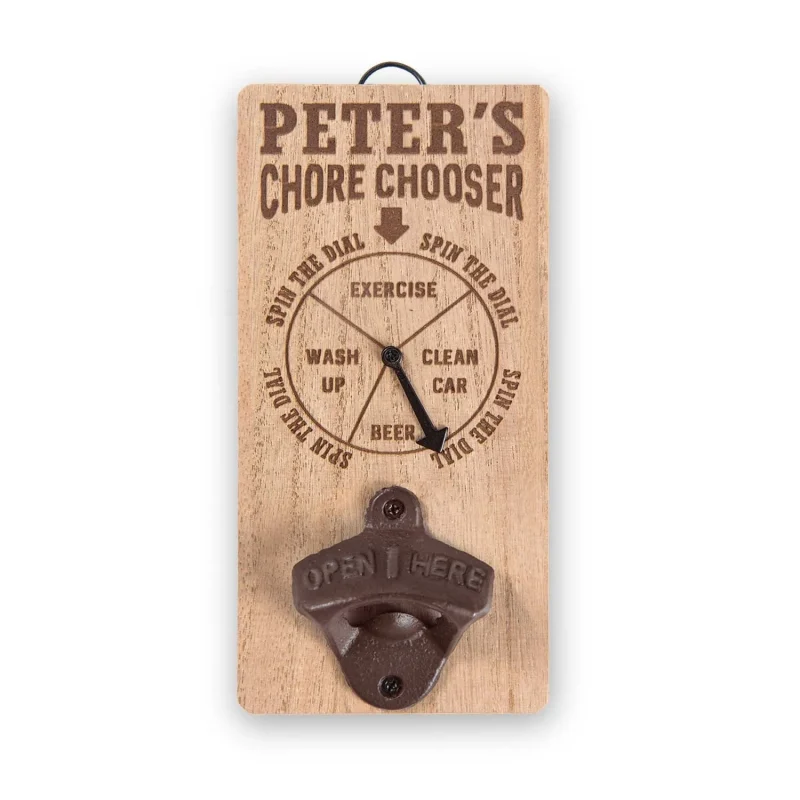 chore wheel bottle opener peter