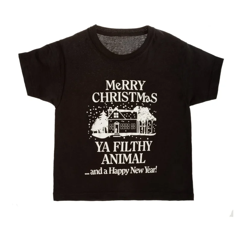 christmas animal tee new year wish