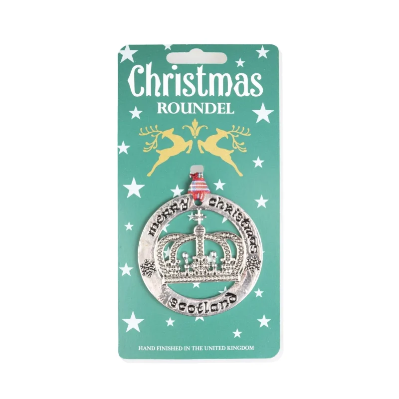 christmas roundel ornament