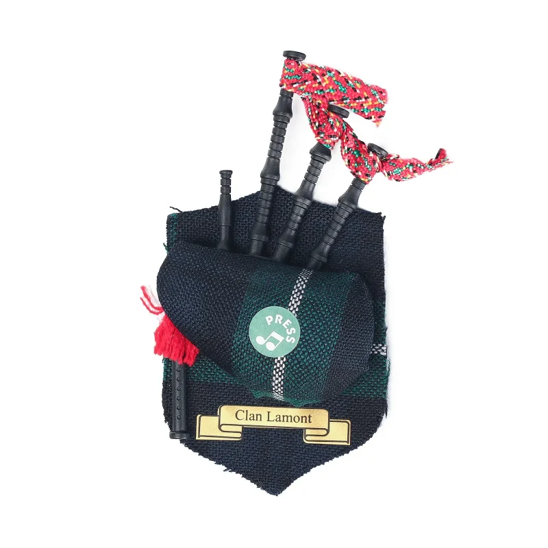 clan bagpipe lamont magnet for music lovers